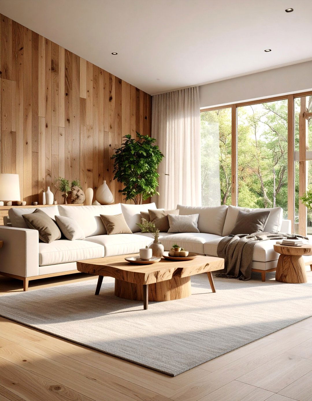 Rustic Modern Living Room - 24 Condo Living Room Ideas