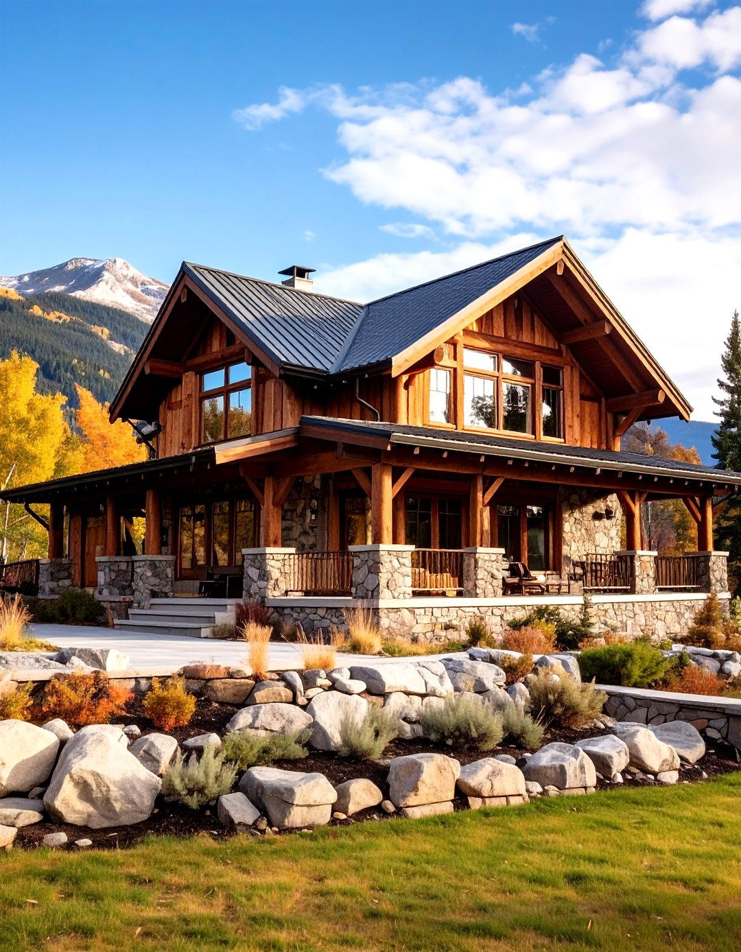 Rustic Mountain Ranch Styling - 24 Ideas for Ranch-Style Home Exteriors