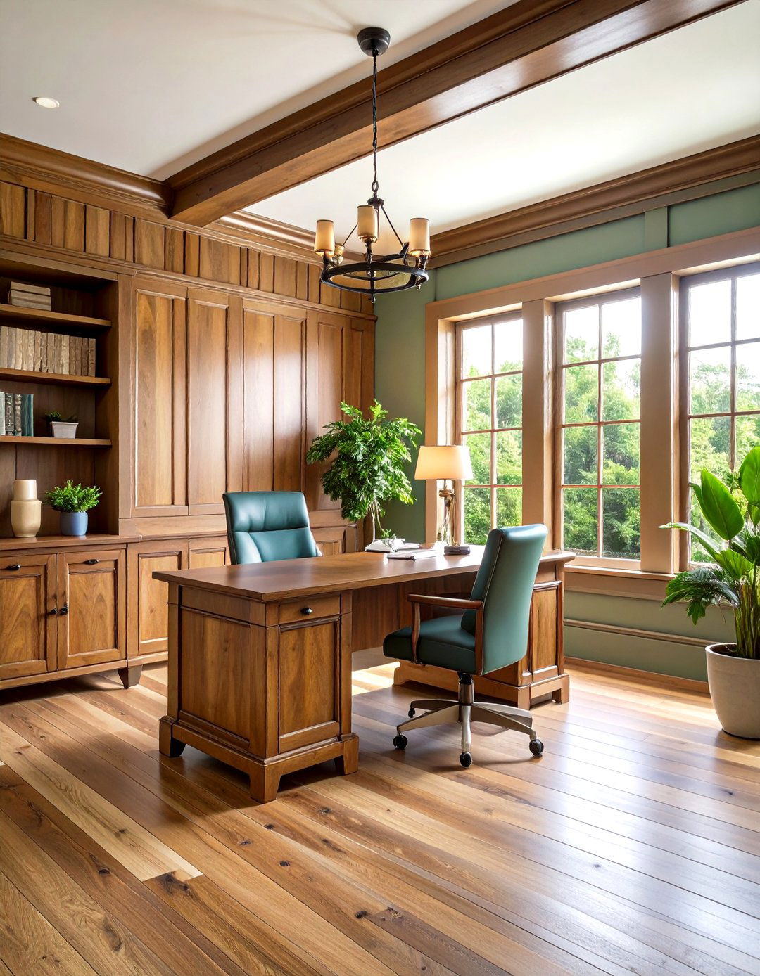 Rustic Oak Wainscoting - 24 Rustic Wainscoting Ideas