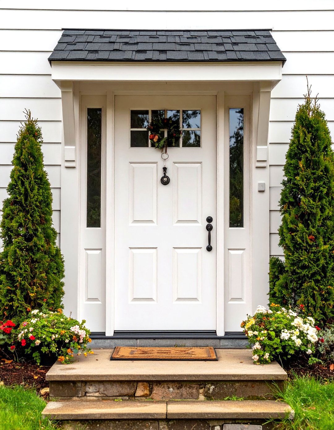 Rustic Pine Farmhouse Front Door - 24 Rustic Front Door Ideas