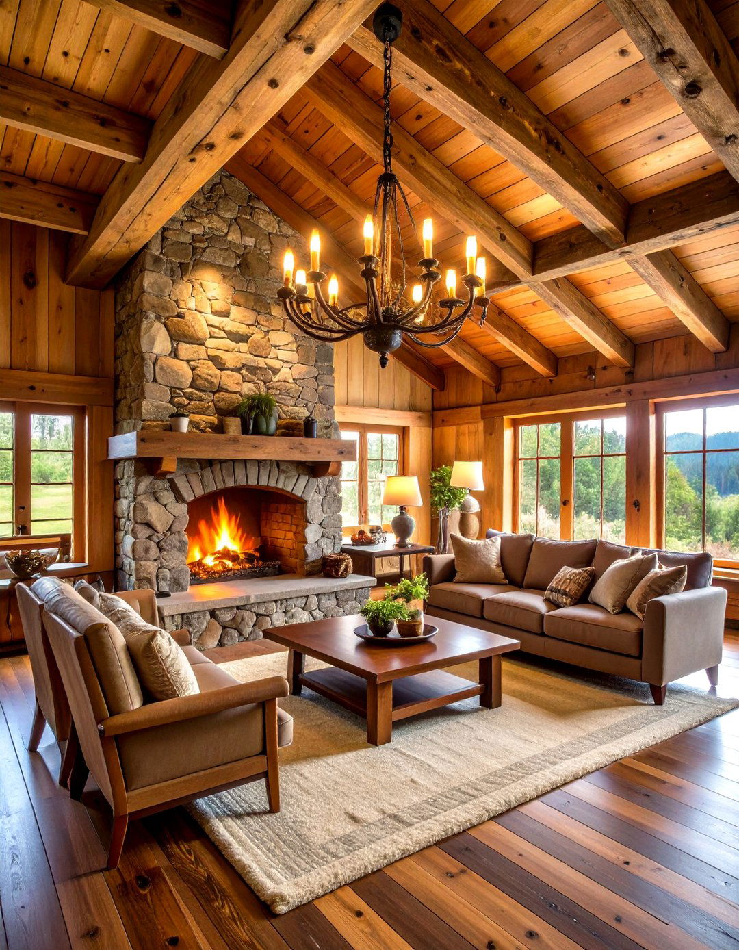 Rustic Retreat Atmosphere - 24 Cigar Room Ideas