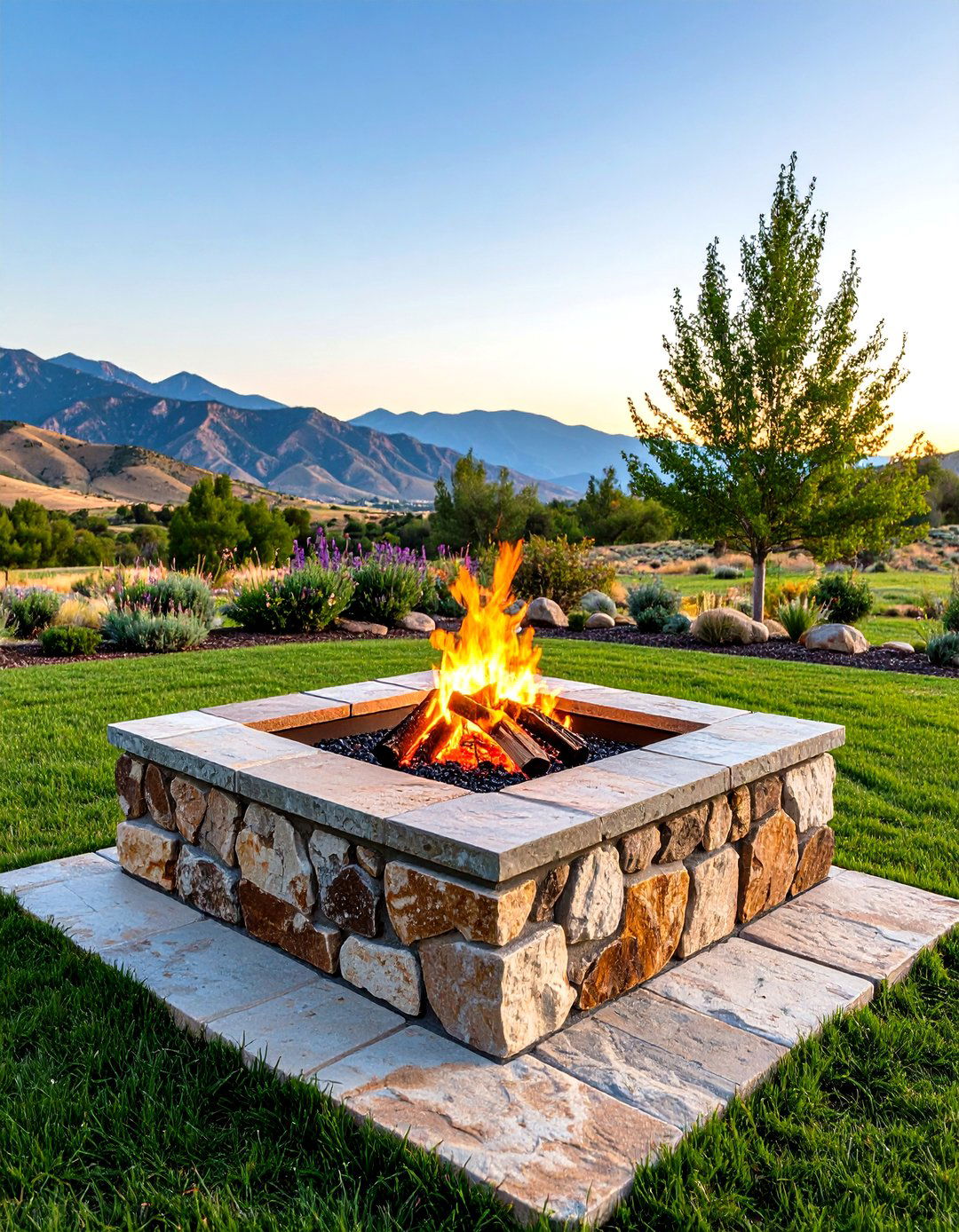 Rustic Square Fire Pit Design - 24 Square Fire Pit Ideas