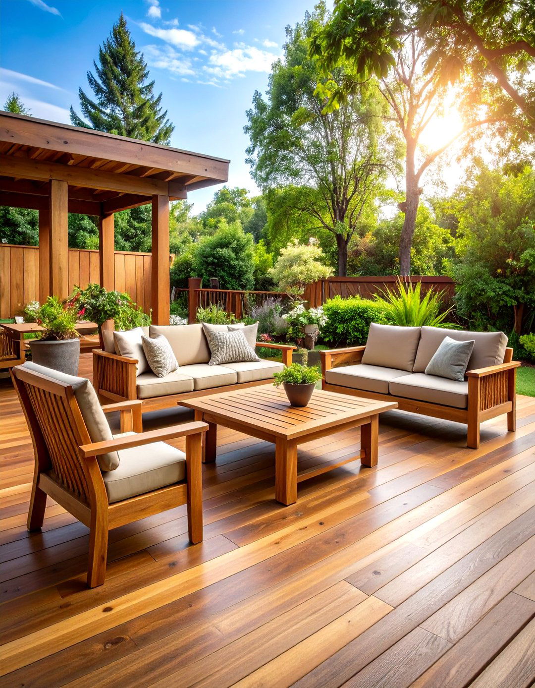 Rustic Wood Furniture Collection - 24 Deck Furniture Ideas