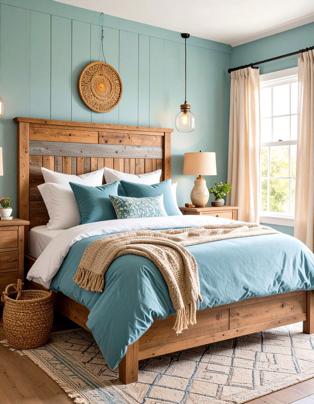 Rustic Wood Grey Headboard Bedroom - 24 Grey Headboard Bedroom Ideas