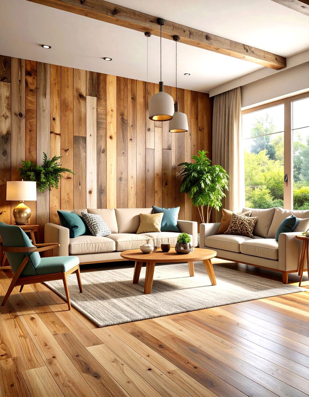 Rustic Wood Plank Walls - 24 Wall Trim Ideas