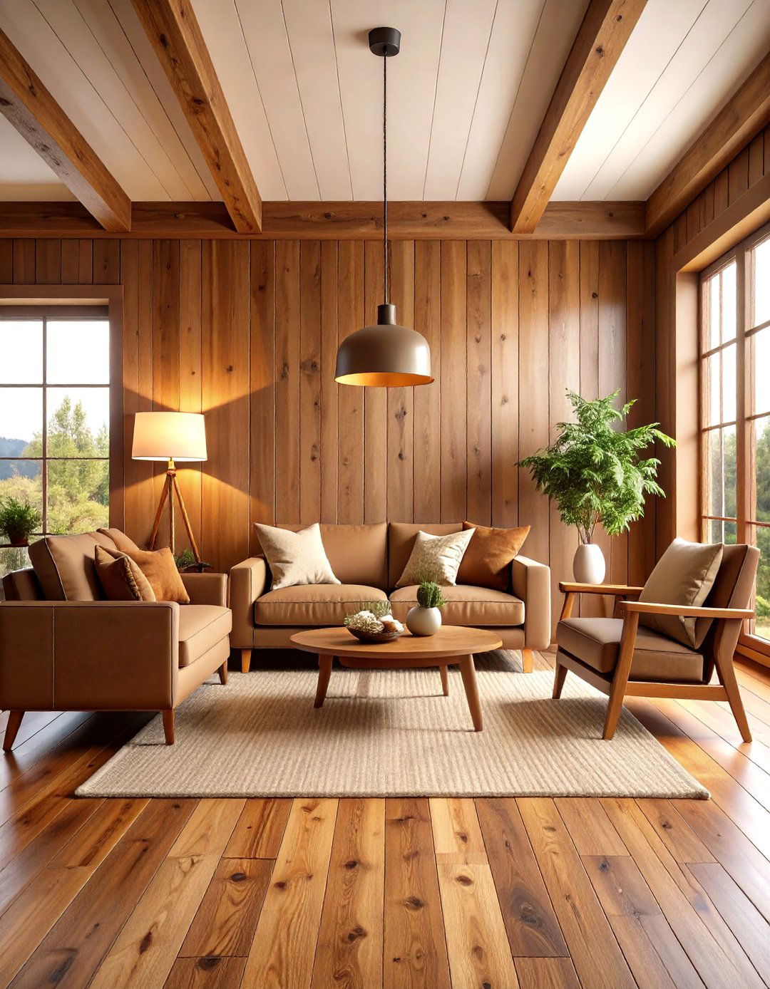 Rustic Wood Stain Finish Applications - 24 Beadboard Wall Ideas