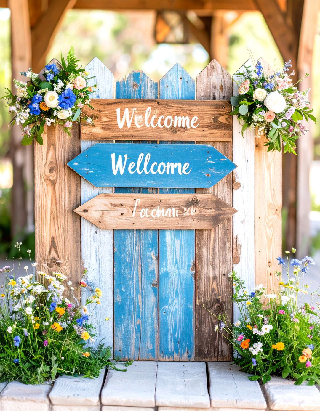 Rustic Wooden Signage - 24 Western Wedding Ideas