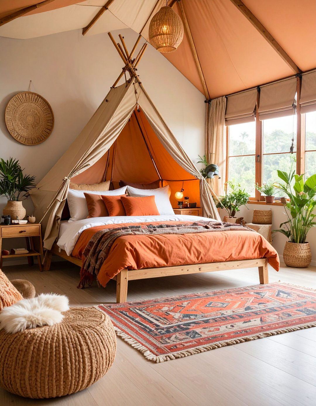 Safari Adventure Base Camp with Wildlife Exploration - 24 Red Boy Room Ideas