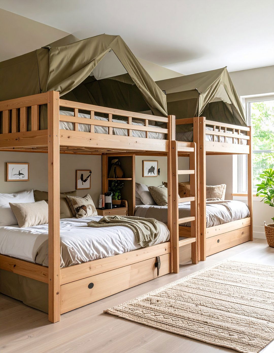 Safari Adventure Base Camps - 24 bunk room ideas