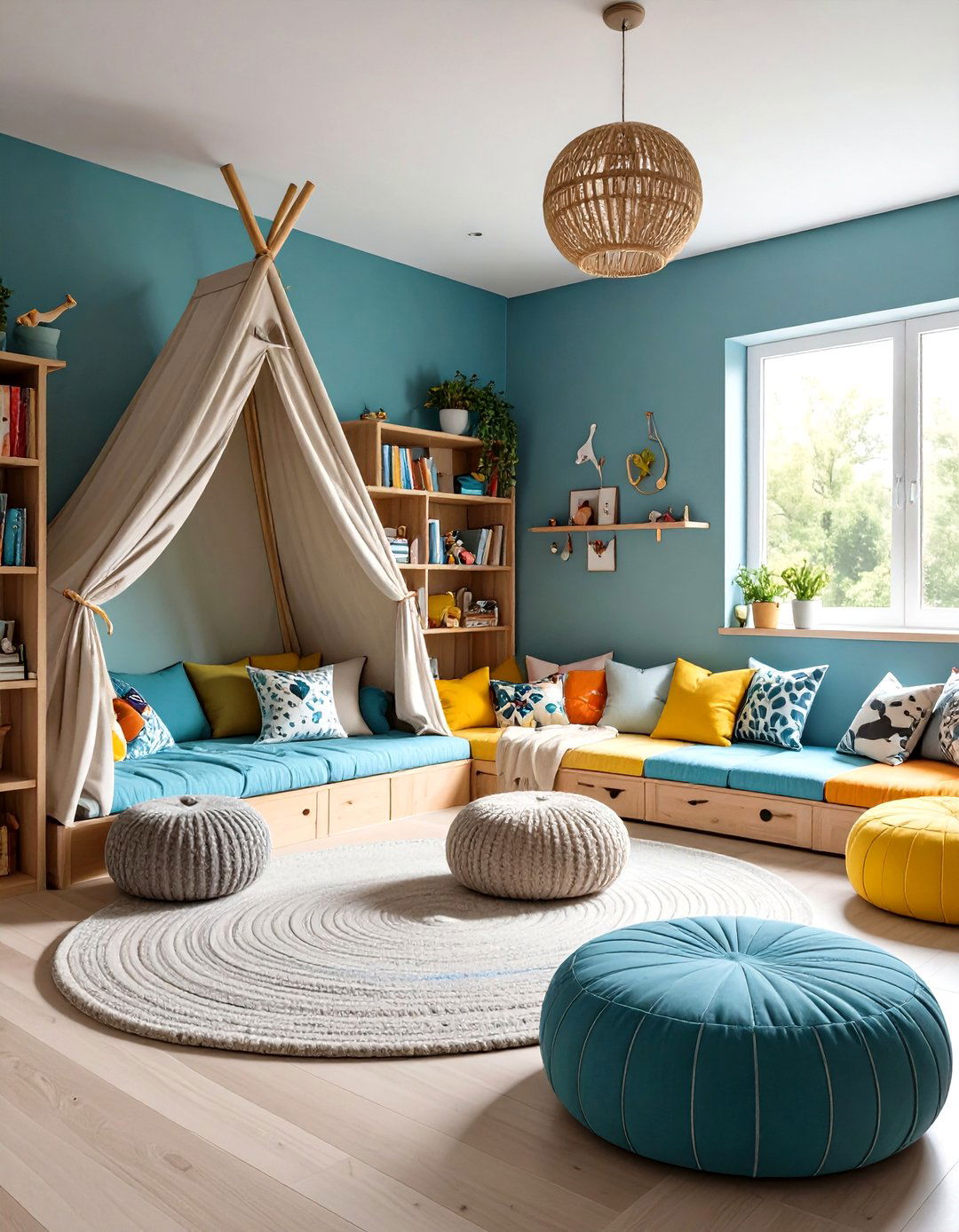 Safari Reading Nook - 24 Safari Nursery Decor Ideas