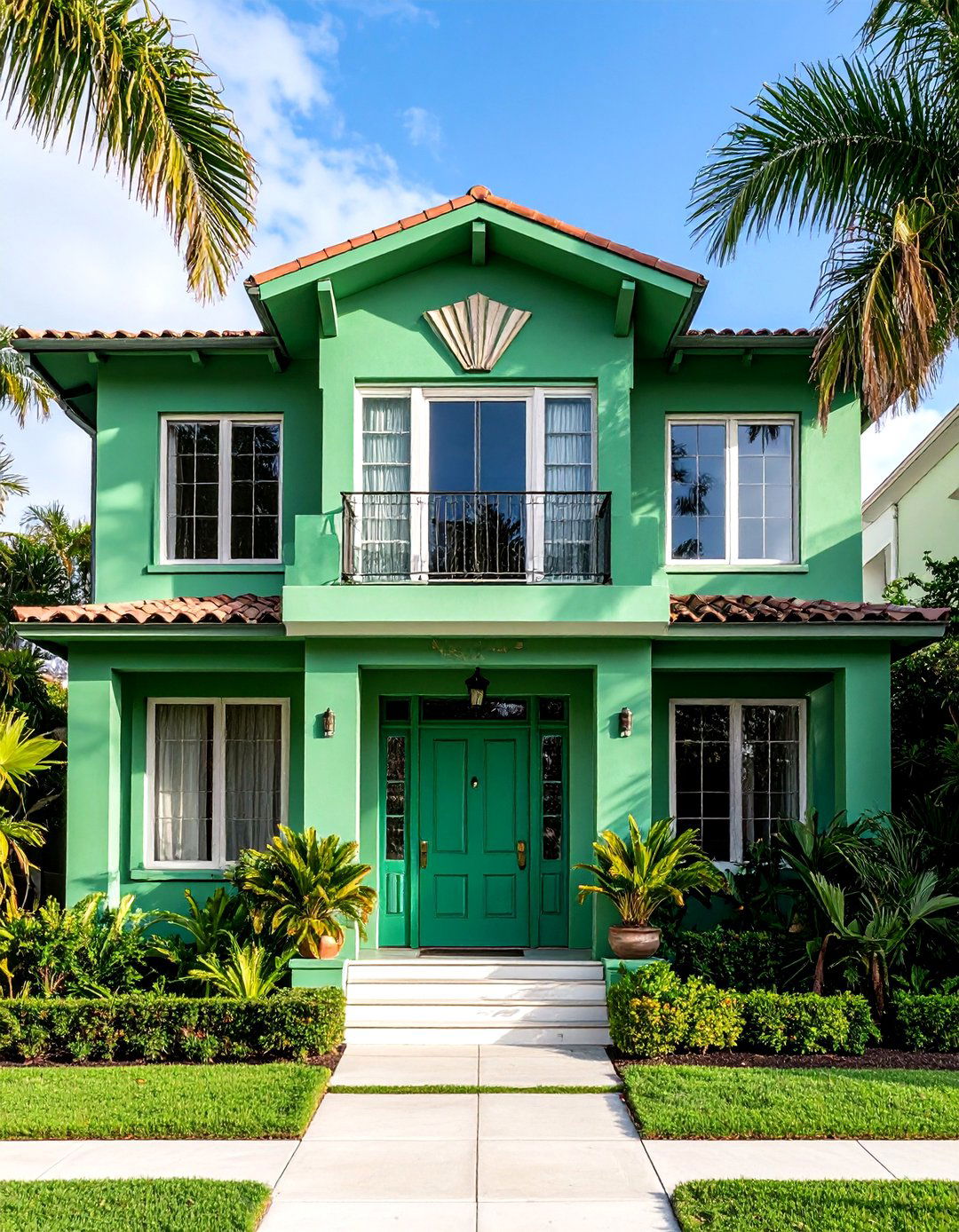 Sage Green Art Deco Revival - 24 Sage Green House Exterior Ideas