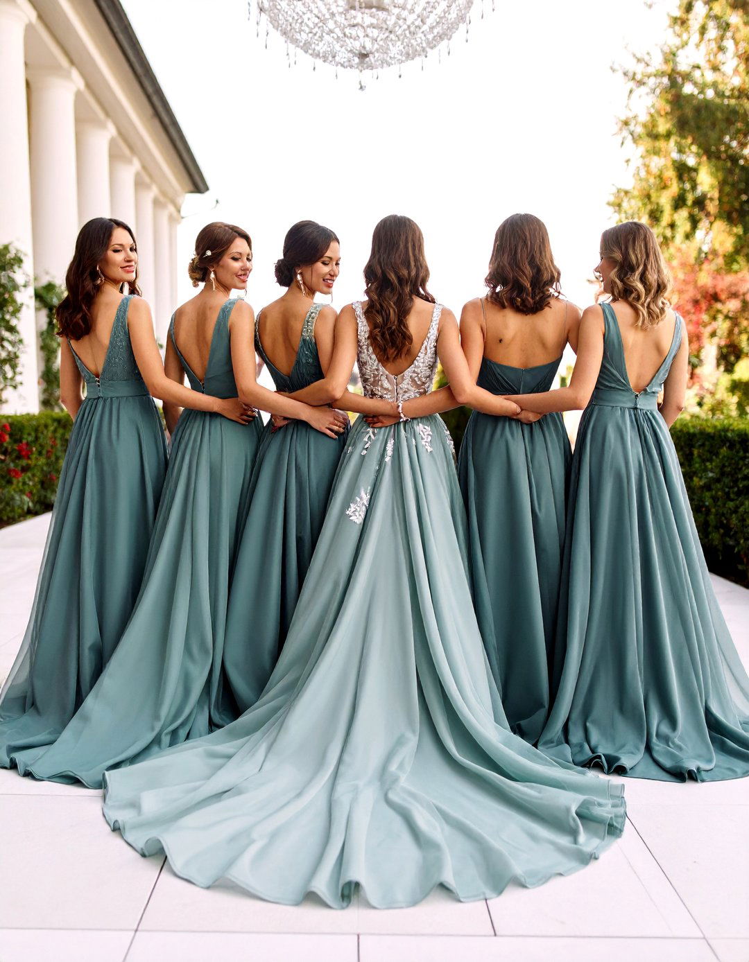 Sage Green Bridesmaid Dresses and Bridal Party Attire - 24 Sage Green Wedding Ideas