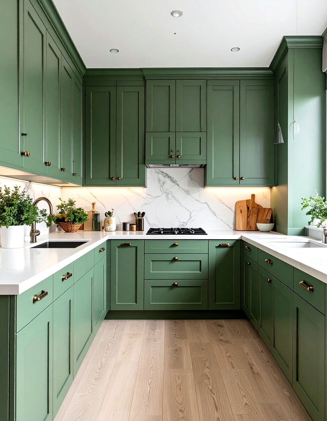 Sage Green Galley Kitchen Layout - 24 Sage Green Kitchen Ideas