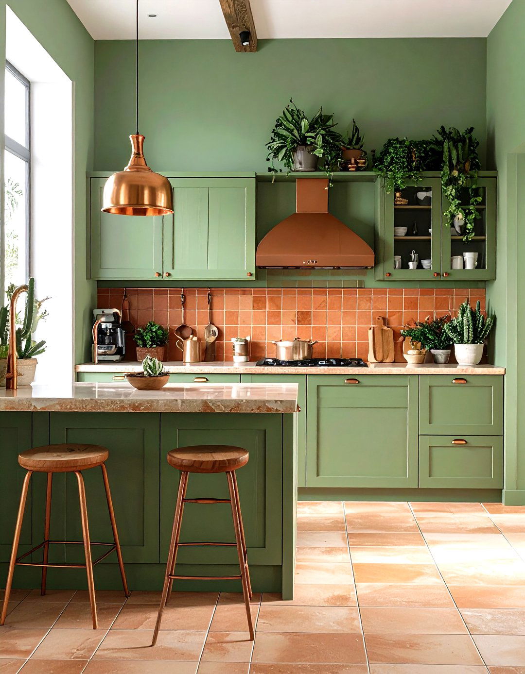 Sage Green Kitchen Harmony - 24 Mexican Interior Paint Colors