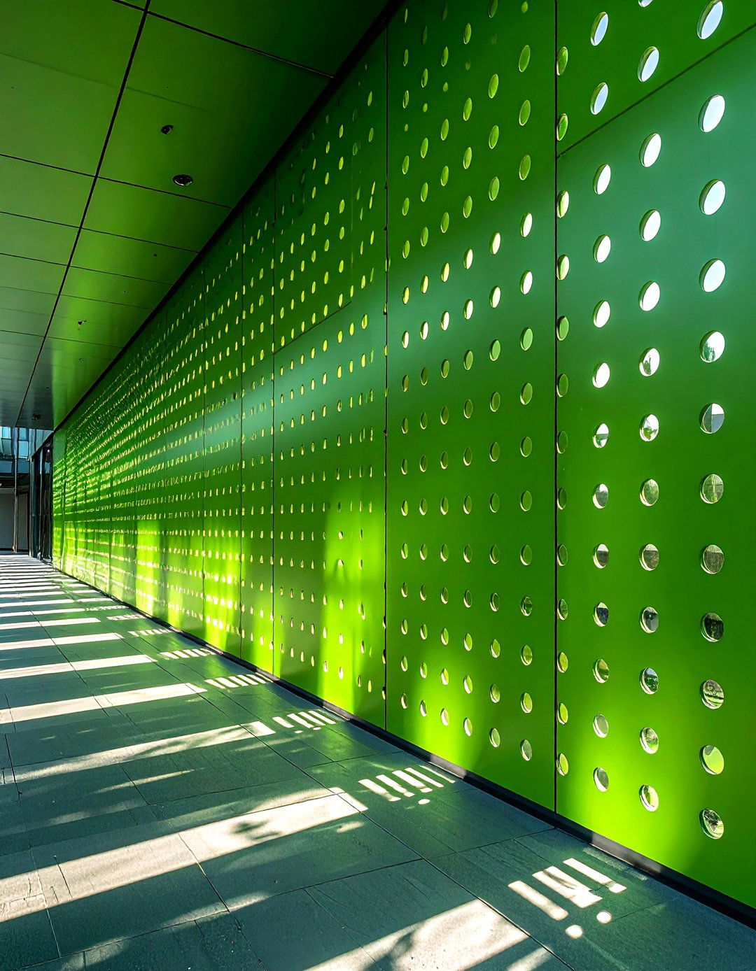 Sage Green Perforated Panel System - 24 Sage Green Garden Fence Ideas
