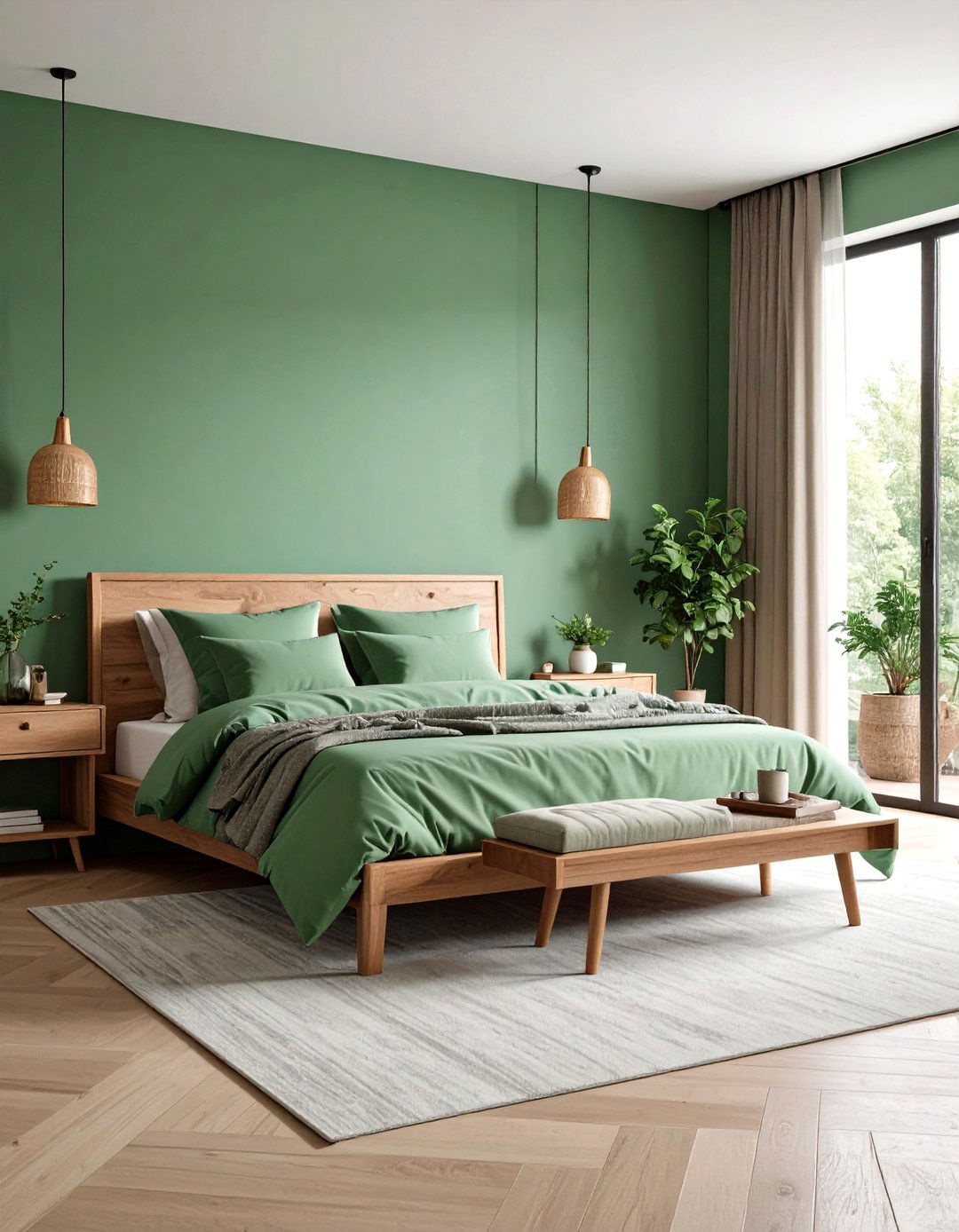 Sage Green Sanctuary Space - 24 Shabby Chic Bedroom Ideas