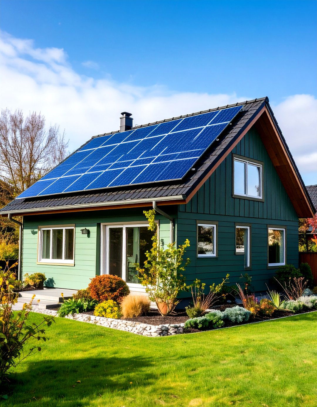 Sage Green Solar Optimized Sustainable Design - 24 Sage Green House Exterior Ideas