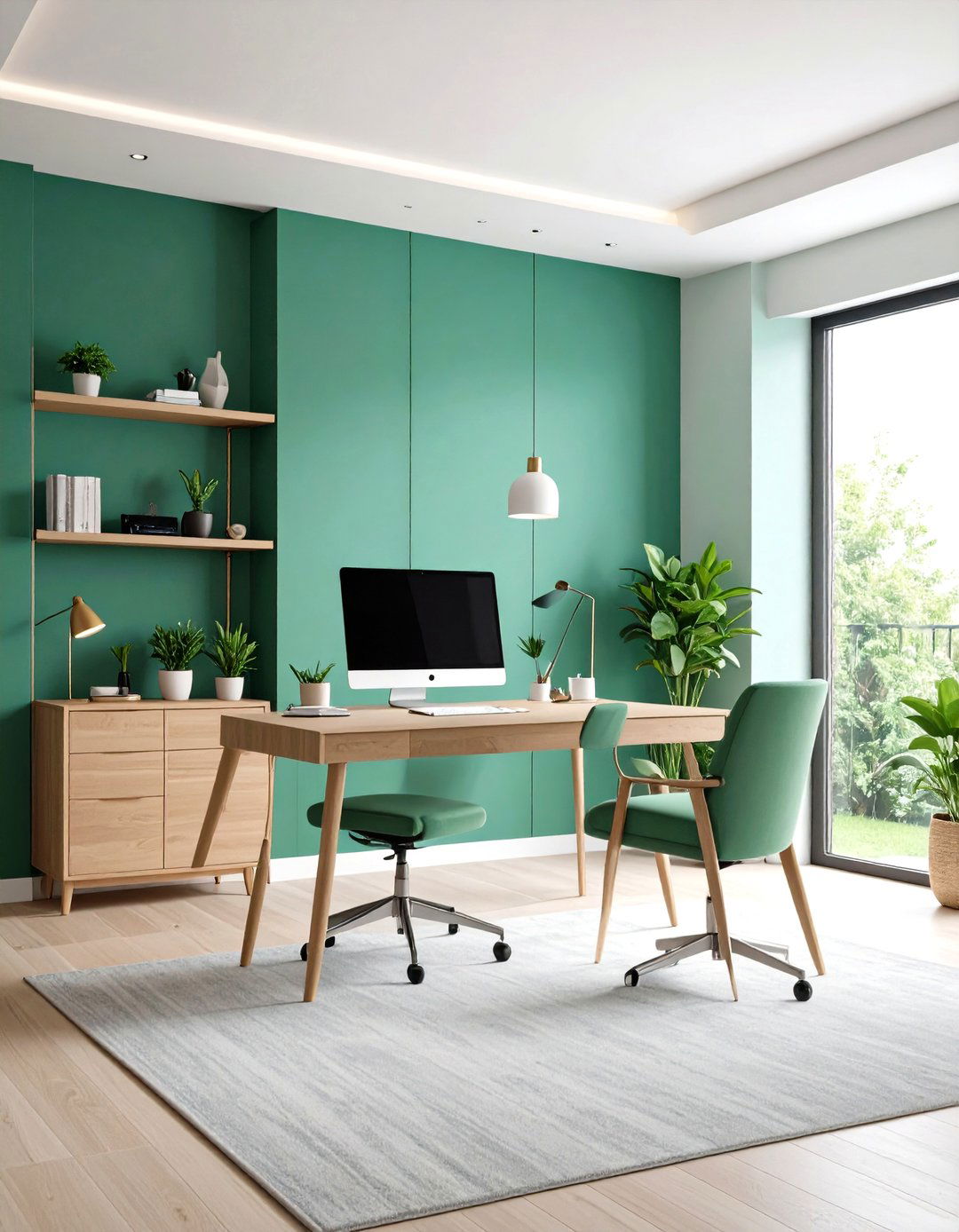 Sage Mint Fresh Inspiration - 24 Home Office Paint Colors