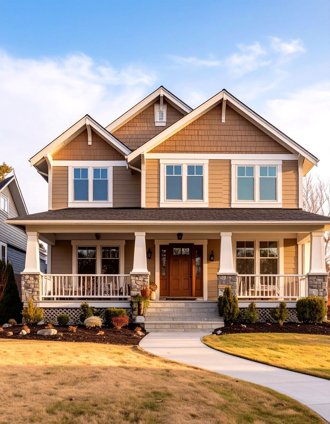 Sandy Brown Exterior House Paint - 24 Brown Exterior House Colors