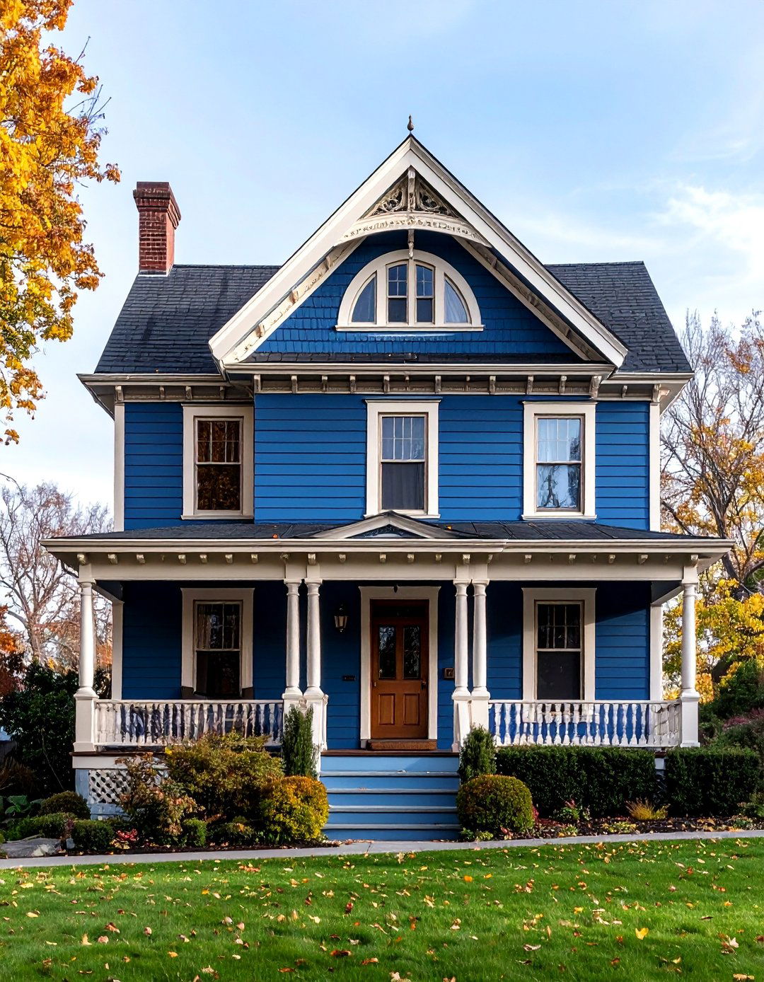 Sapphire Blue Victorian Luxury - 24 blue victorian house colors