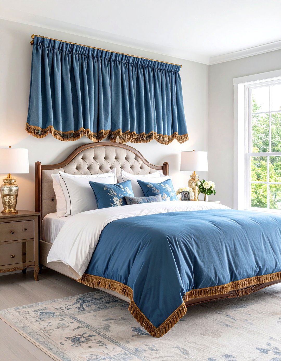Scalloped Edge Valance - 24 Window Valance Ideas