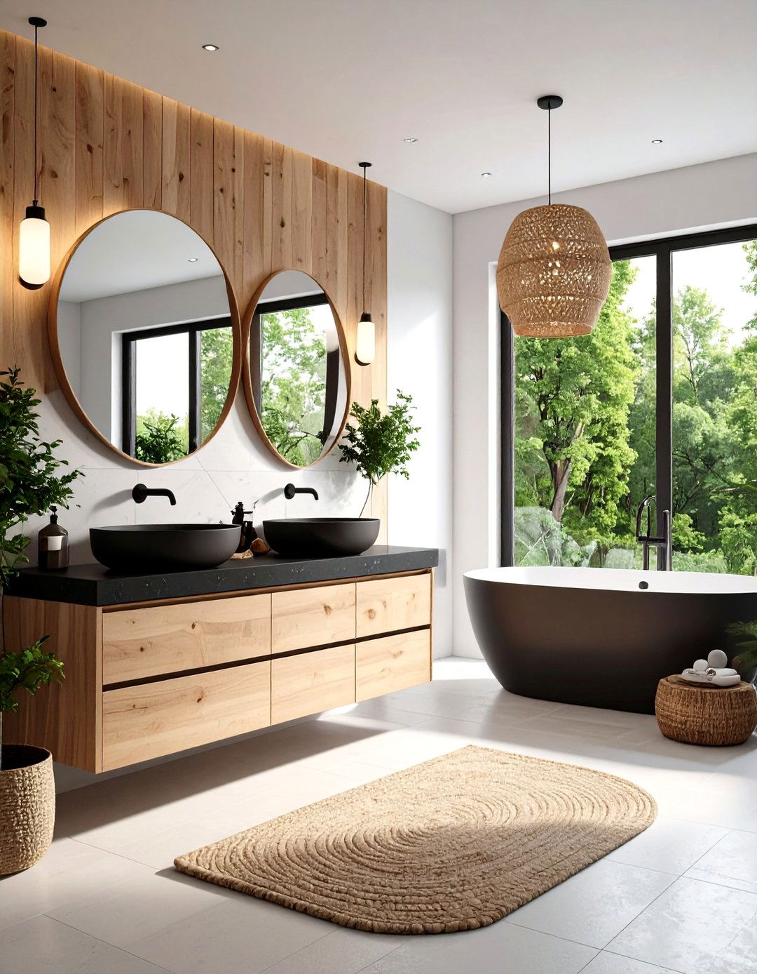 Scandinavian Black Soapstone Simplicity - 24 bathroom with black countertops ideas