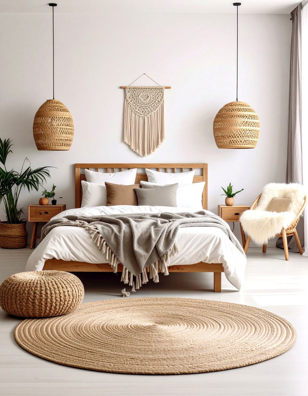Scandinavian Boho Bedroom - 24 Boho Room Ideas