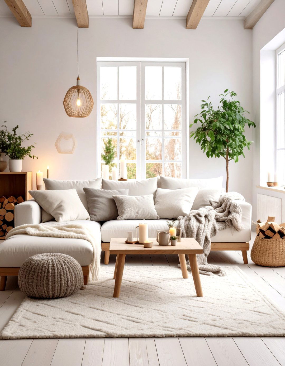 Scandinavian Country Hygge - 24 Country Living Room Ideas