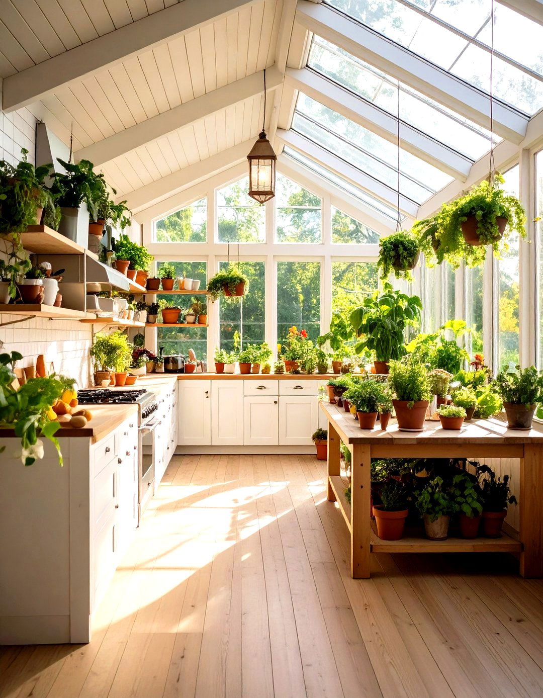 Scandinavian Greenhouse Kitchen Design - 24 Greenhouse Kitchen Design Ideas