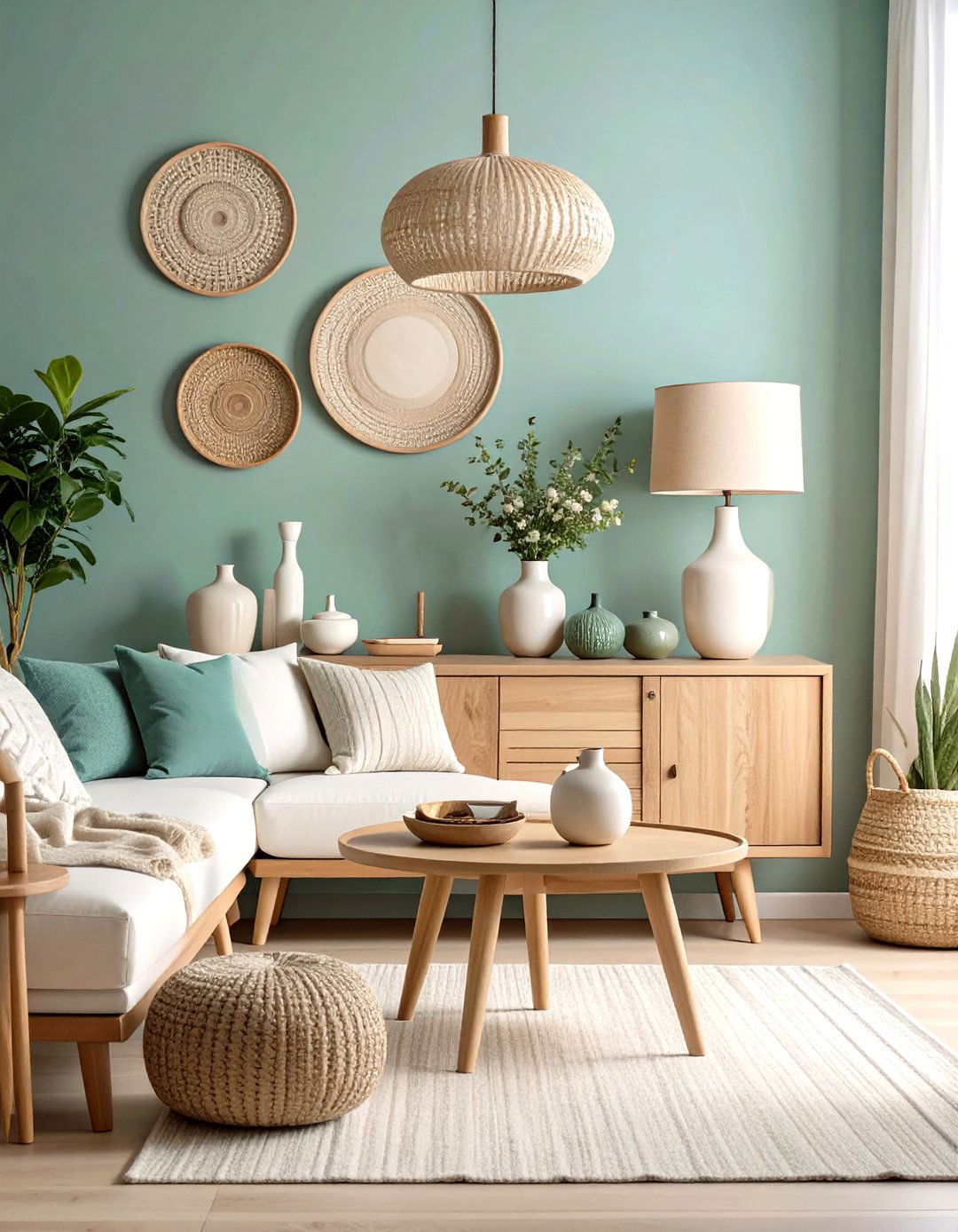 Scandinavian Hygge Elements - 24 Sofa Table Decor Ideas