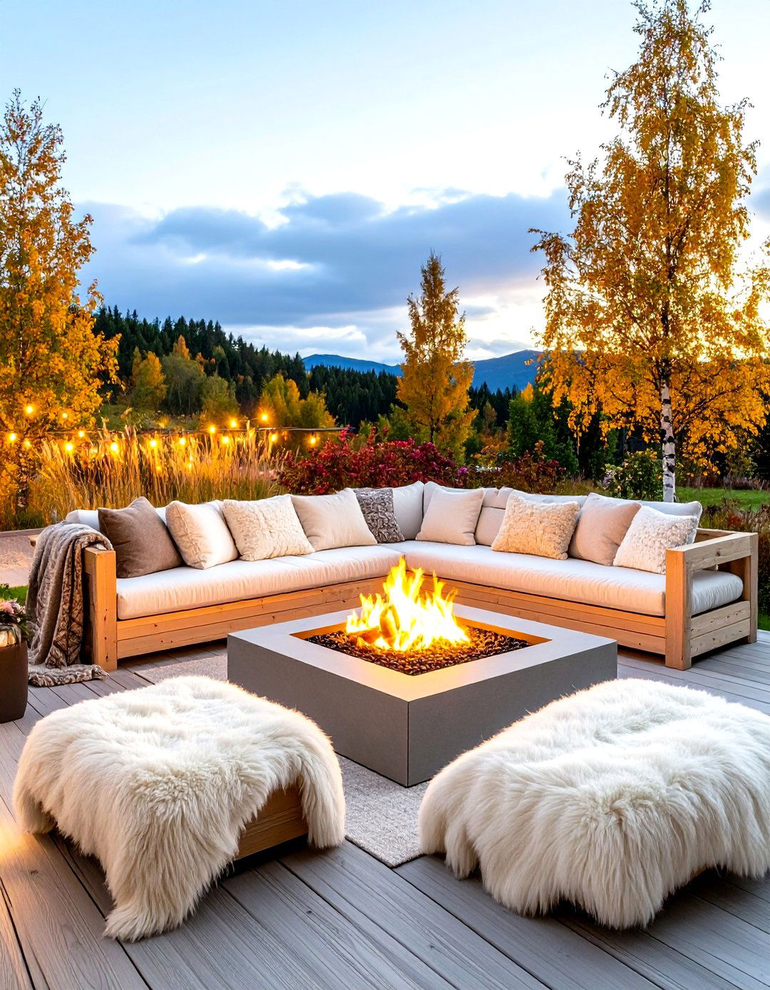 Scandinavian Hygge Fire Pit - 24 Sunken Fire Pit Ideas