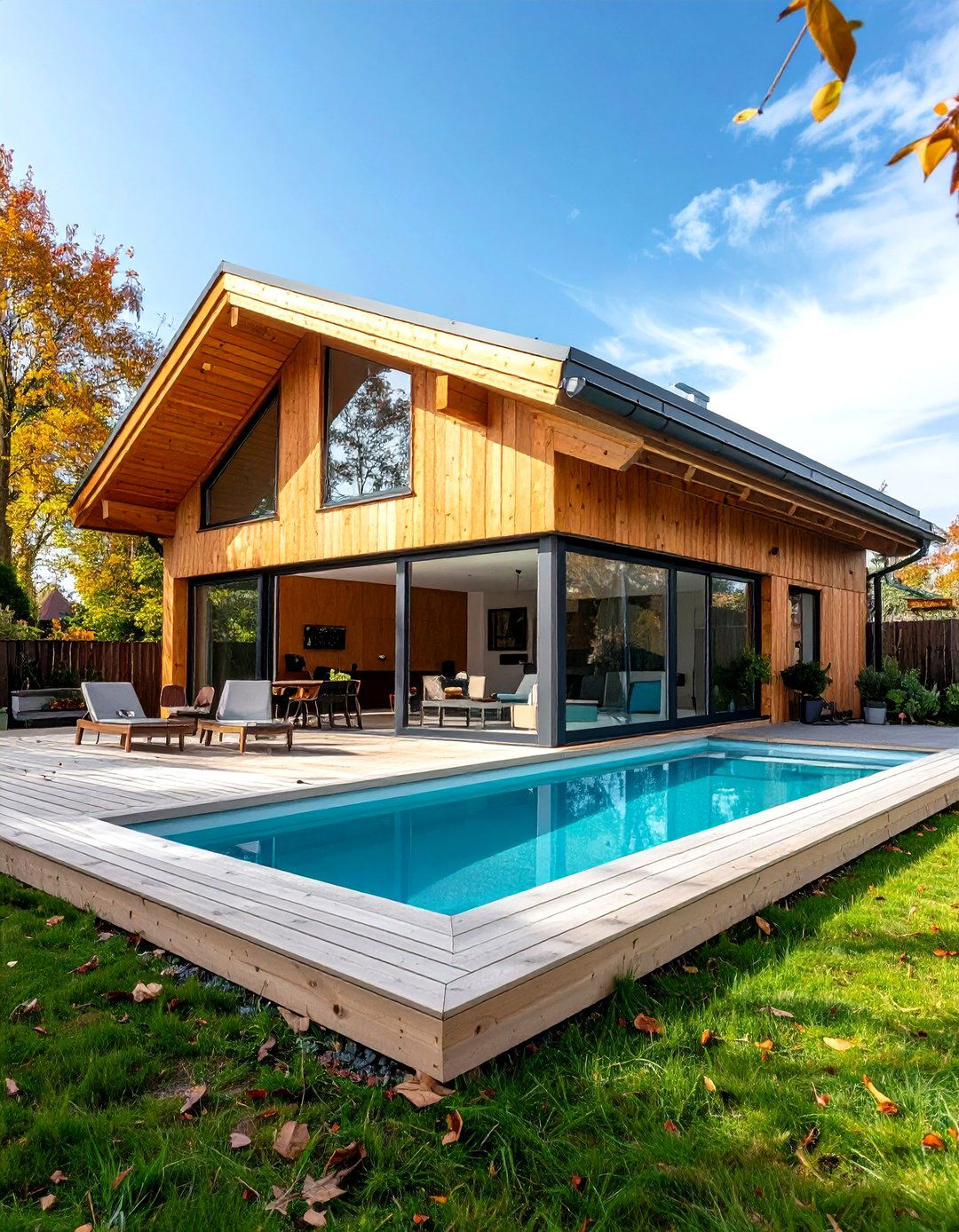Scandinavian Hygge Pool Shed - 24 Pool Shed Ideas