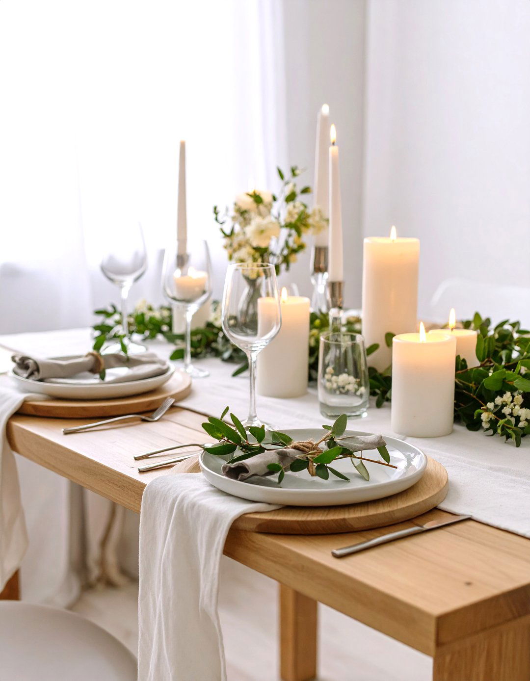 Scandinavian Hygge Tablescape - 24 Tablescape Ideas