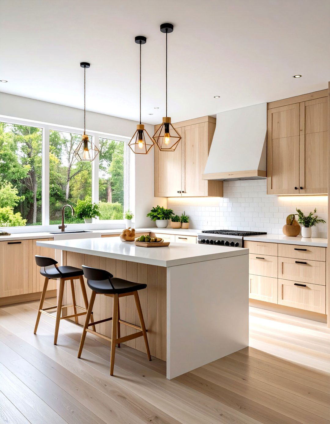 Scandinavian Inspired Barndominium Kitchen Layout - 24 Barndominium Kitchen Ideas