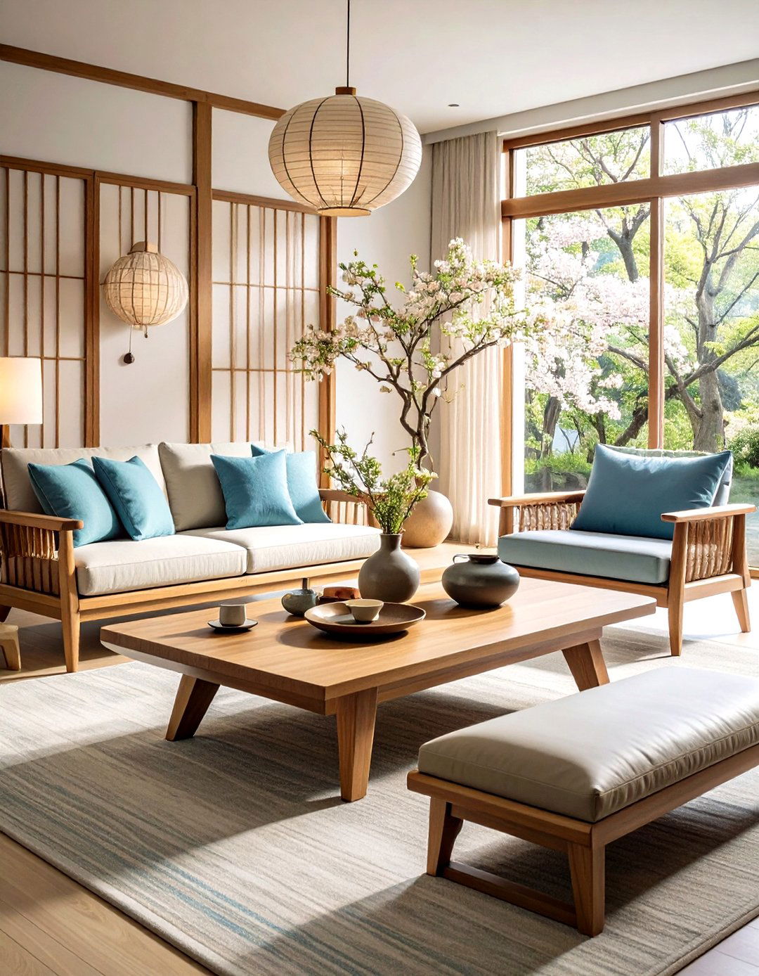 Scandinavian Japanese Fusion Furniture - 24 Japandi Living Room Ideas