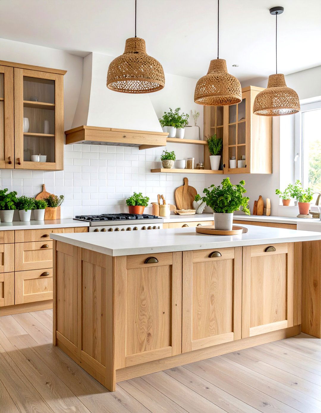 Scandinavian Kitchen with Natural Wood Accents - 24 Modern Kitchen Ideas