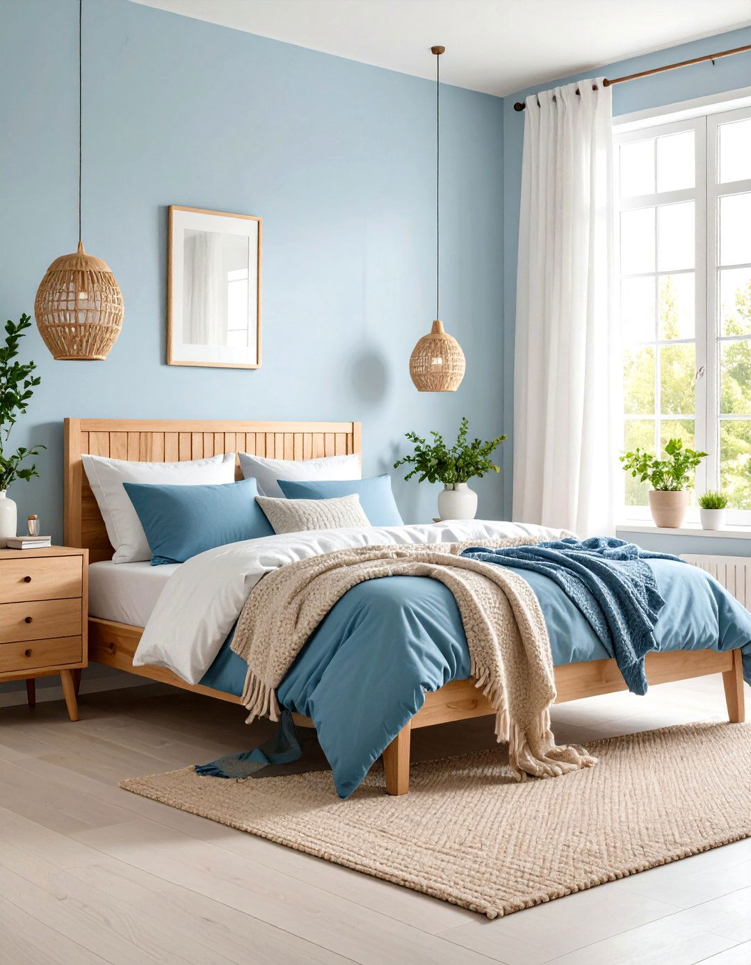 Scandinavian Light Blue Bedroom Style - 24 Light Blue Bedroom Ideas