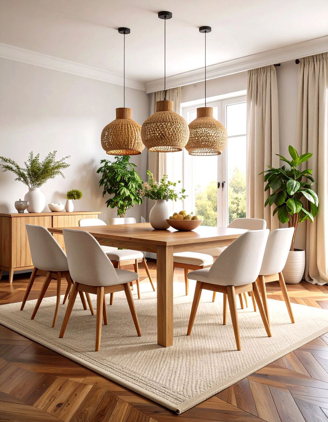 Scandinavian Light Dark Wood Dining - 24 dark wood floor dining room ideas