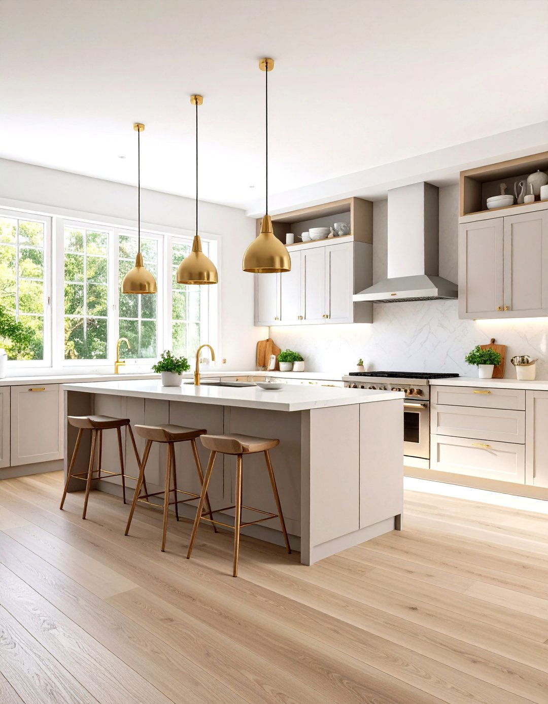 Scandinavian Light Grey Minimalism - 24 Grey and White Kitchen Ideas