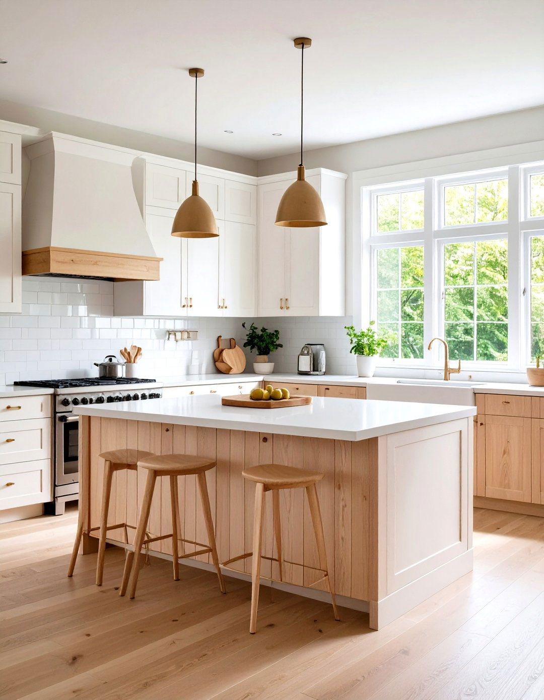 Scandinavian Light Wood Kitchen - 24 Townhouse Kitchen Ideas