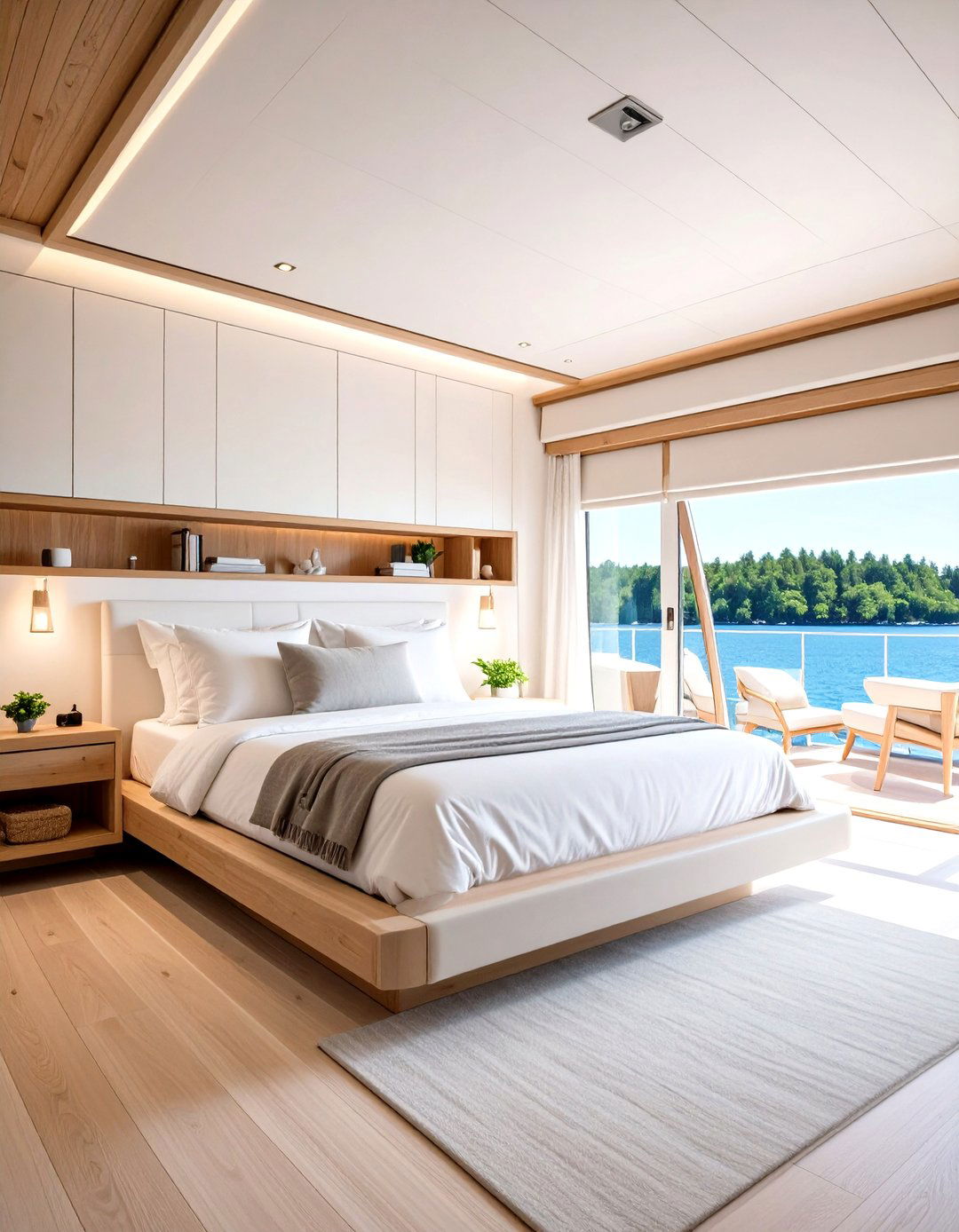 Scandinavian Light Wood Sanctuary - 24 yacht bedroom ideas