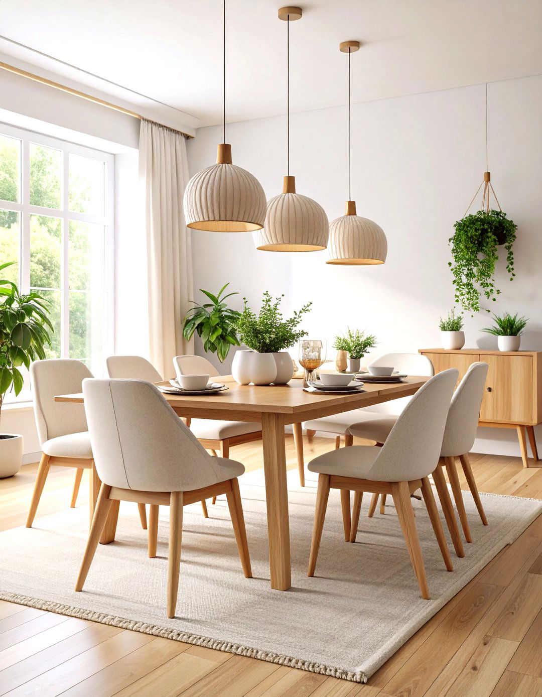 Scandinavian Light and Airy Dining Room - 24 Dining Room Ideas