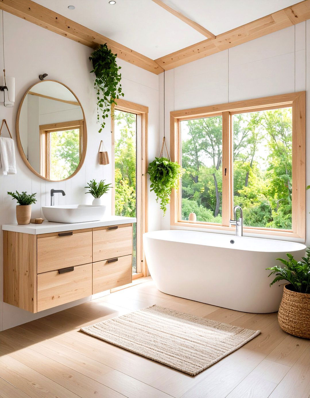 Scandinavian Light and Bright Theme - 24 Small Rv Bathroom Ideas