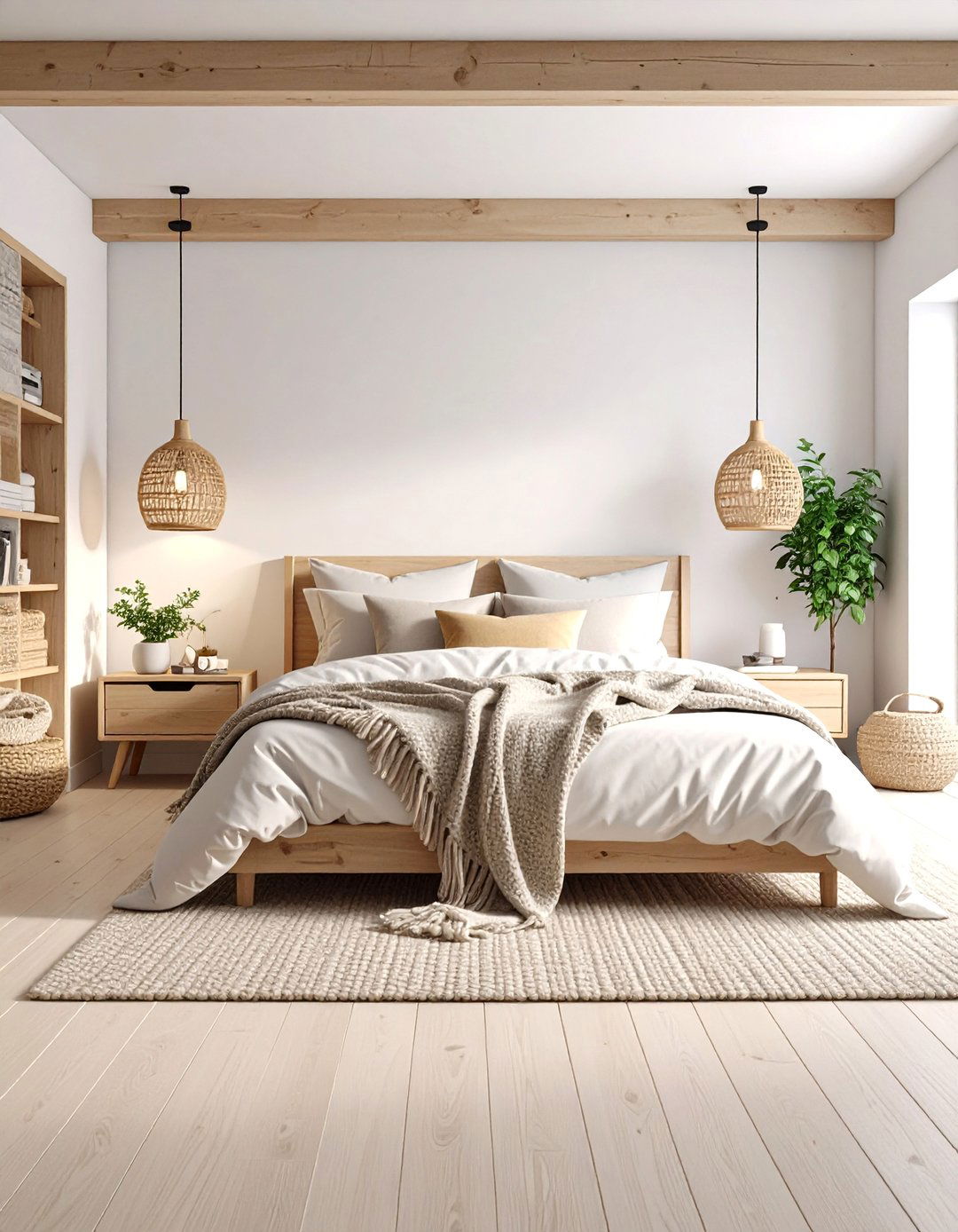 Scandinavian Minimalist Basement Bedroom - 24 Basement Bedroom Ideas