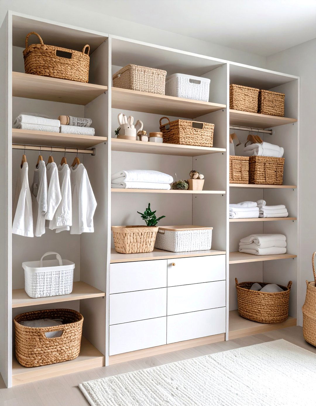 Scandinavian Minimalist Design - 24 Nursery Closet Ideas