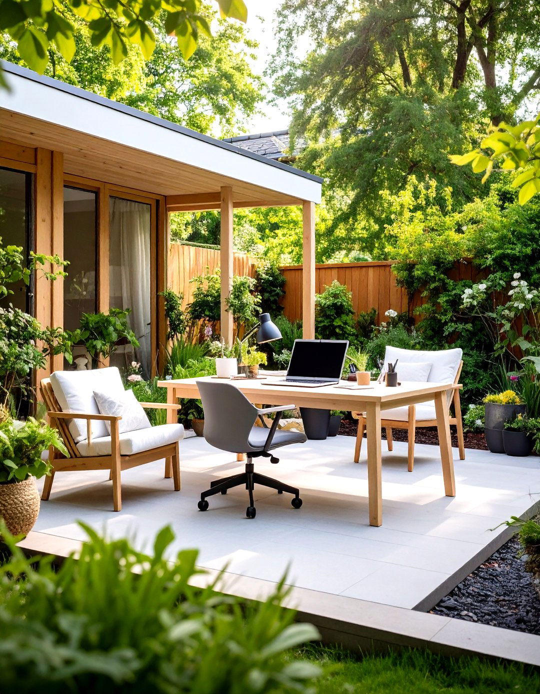 Scandinavian Minimalist Garden Office - 24 Garden Office Ideas