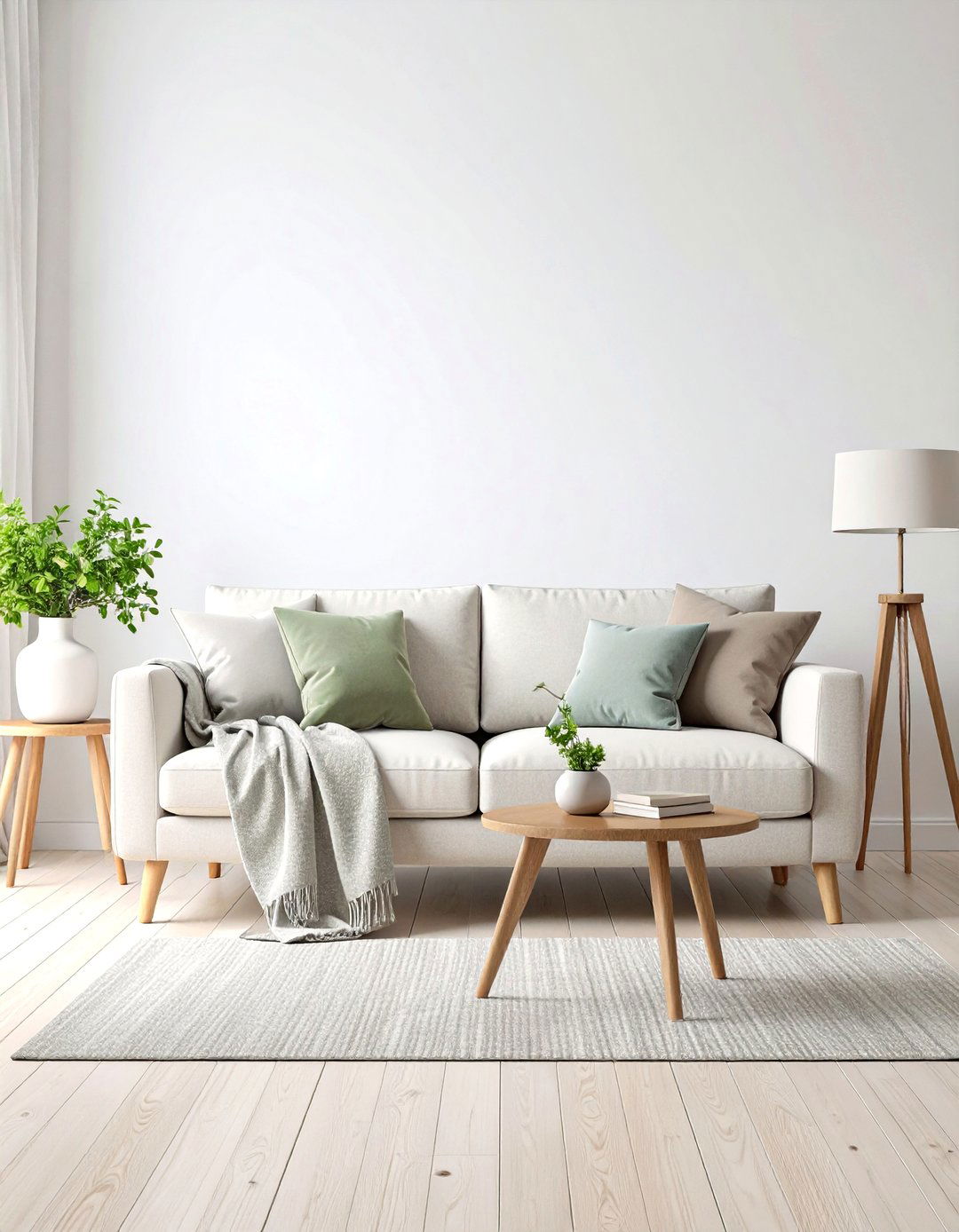 Scandinavian Minimalist Pastel Living Room - 24 Pastel Living Room Ideas