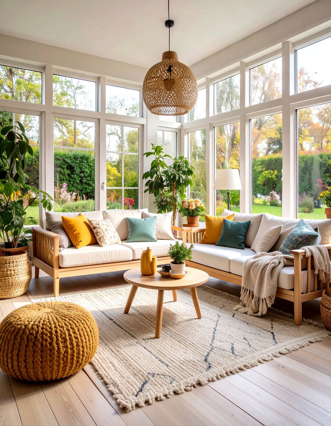 Scandinavian Minimalist Retreat - 24 Small Sunroom Ideas