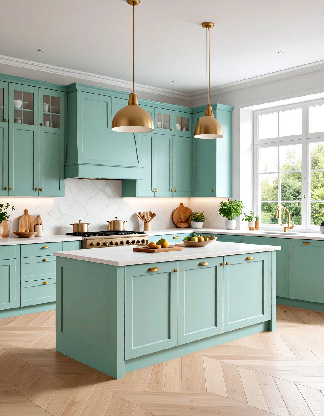 Scandinavian Mint Green Kitchen - 24 Mint Green Kitchen Ideas