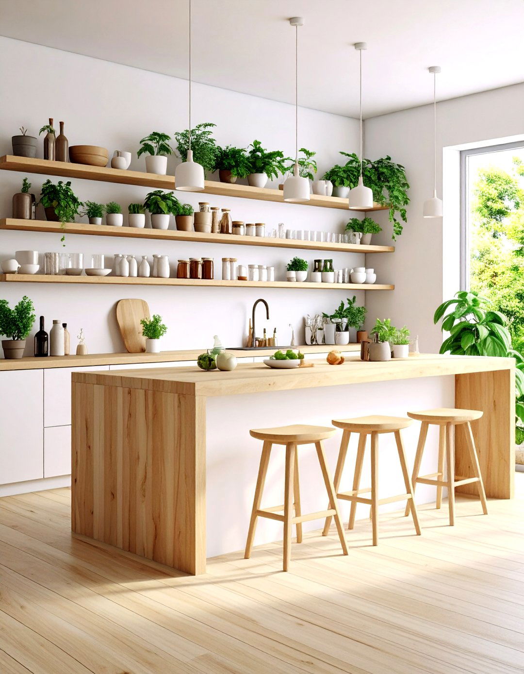 Scandinavian Natural Bar - 24 Mini Bar Ideas